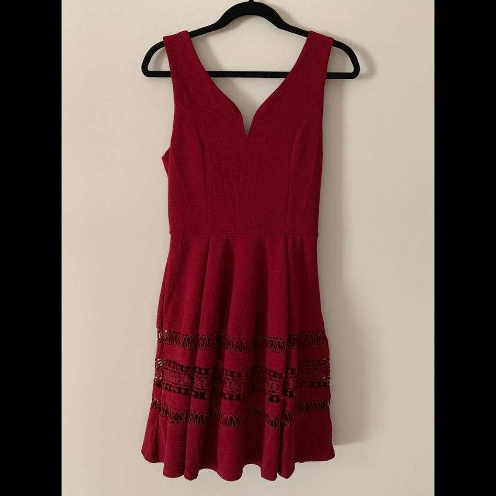 Maroon Party Dress